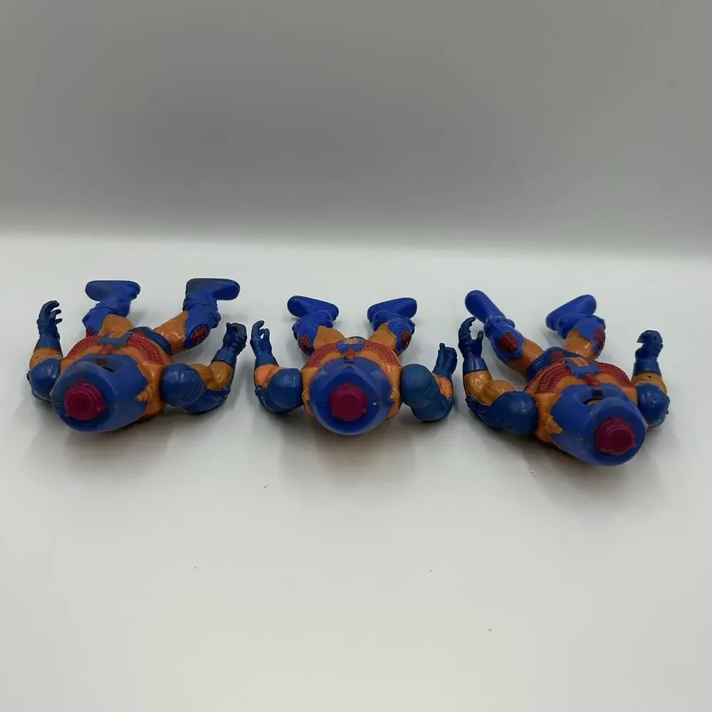 Vintage 1982 Man E Faces Action Figures MOTU He-Man Masters of the Universe x3